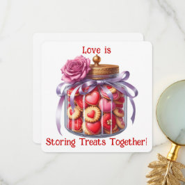 Cookie Jar - Valentijnskaart Bedankkaart