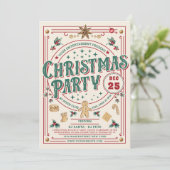 Cookie Kerstfeest Kaart (Staand voorkant)