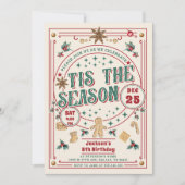 Cookie Kerstmis Dit Het Seizoen Verjaardag Kaart (Voorkant)