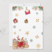 Cookie Kersttijd Capsule Note Bericht Kaart (Achterkant)