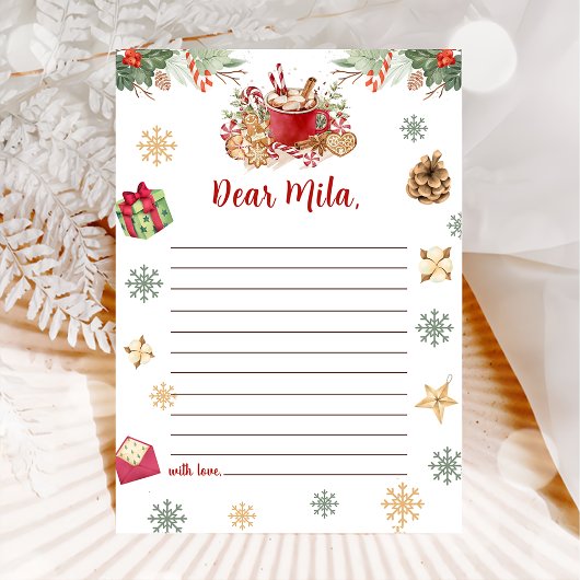 Cookie Kersttijd Capsule Note Bericht Kaart