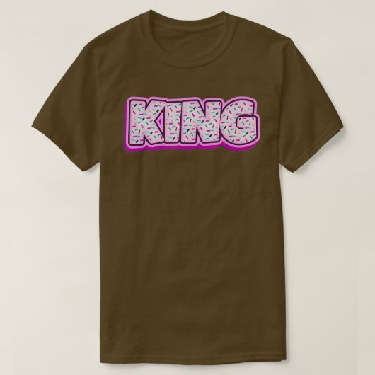 Cookie King Baker Cookies Lover Baking Royalty Bak T-shirt (Design voorkant)