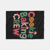 Cookie King Crew Kerst Kostuum Fleece Deken (Voorkant (Horizontaal))