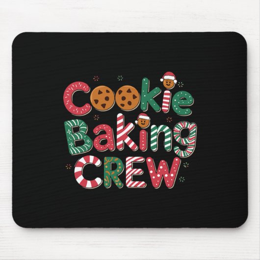 Cookie King Crew Kerst Kostuum Muismat (Voorkant)