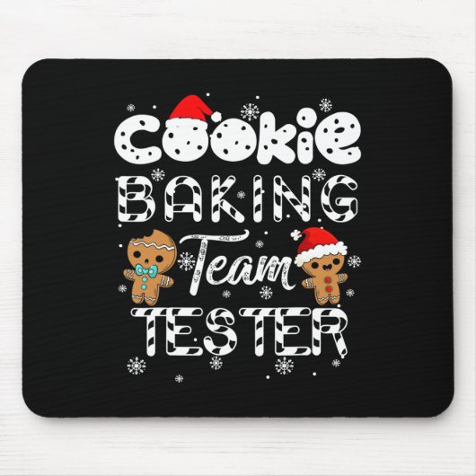 Cookie King Team Tester Peperkoek Kerstmis Muismat (Voorkant)
