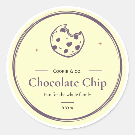 Cookie Labels, Body Butter Etiketten, Kaars Labels (Voorkant)