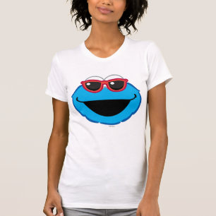 Cookie  Lachend gezicht met zonnebril T-shirt