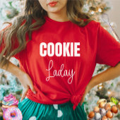 Cookie Lady Zwart Vrouwen T-Shirt