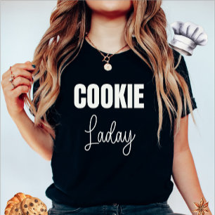 Cookie Lady Zwart Vrouwen T-Shirt