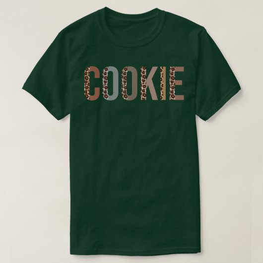 Cookie Leopard Print mam Cute Moederdag Funny Gr T-shirt (Design voorkant)