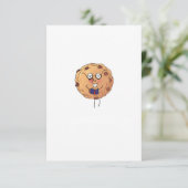 Cookie, leuk thema voor eten bedankkaart (Staand voorkant)