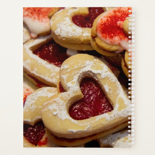 Cookie Lover Heart Jam Gevulde Foto Planner (Achterkant)