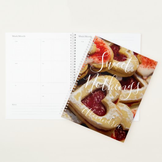 Cookie Lover Heart Jam Gevulde Foto Planner (Display)