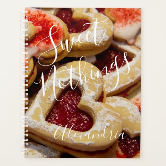 Cookie Lover Heart Jam Gevulde Foto Planner (Voorkant)