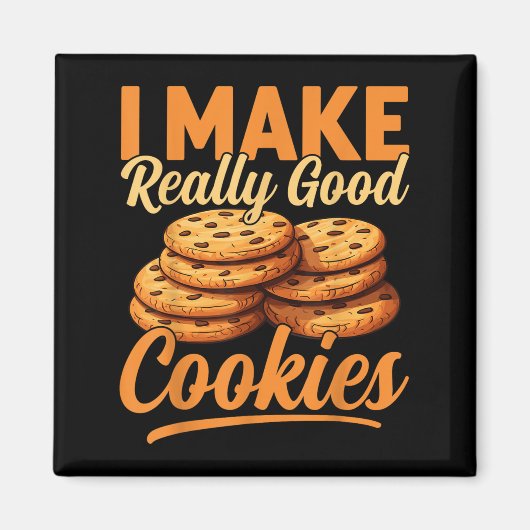 Cookie Maker Co. Uni-adults Humorous Modern Black  Magneet (Voorkant)