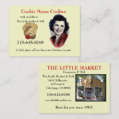 Cookie Mama Cookies Visitekaartje (Voorkant / Achterkant)