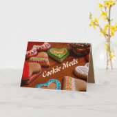 Cookie Meds Kaart (Gele Bloem)