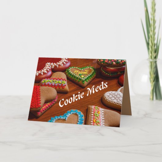 Cookie Meds Kaart (Voorkant)