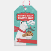 Cookie met beer-chocoladekoekje in een pot cadeaulabel (Voorkant)