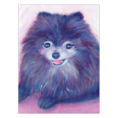 Cookie, mijn Paarse Pommeren Tafelkleed (Voorkant)