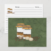 Cookie Mix Recipe Card Briefkaart (Voorkant / Achterkant)