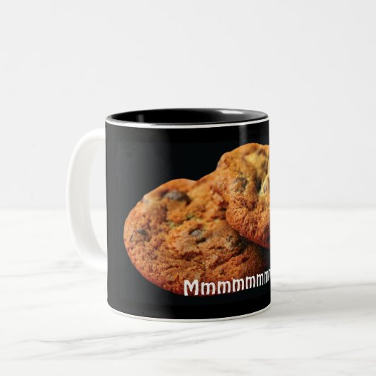 Cookie-Mok Tweekleurige Koffiemok (Voorkant links)