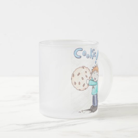 "COOKIE!" Mok van voorglas (Voorkant rechts)