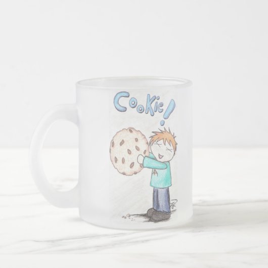 "COOKIE!" Mok van voorglas (Links)