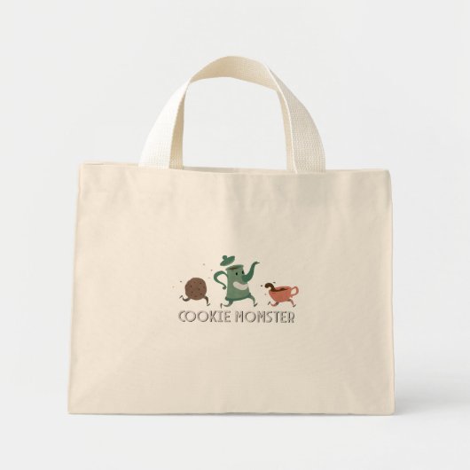 Cookie Momster Mini Tote Bag (Voorkant)