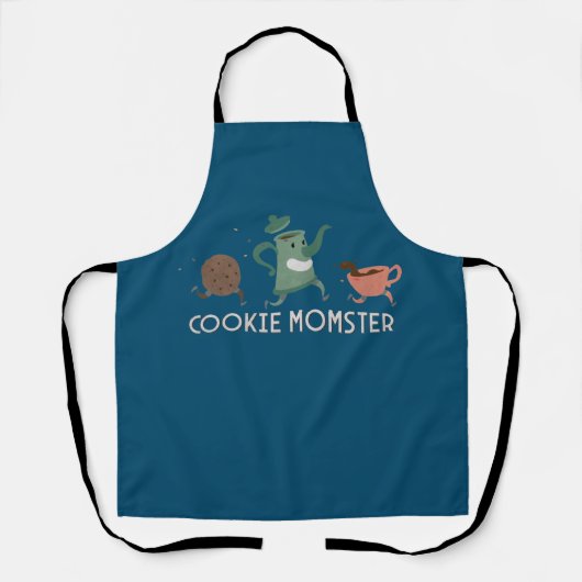 Cookie Momster Schort (Voorkant)
