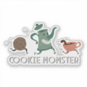 Cookie Momster Sticker (Voorkant)
