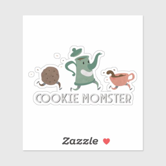 Cookie Momster Sticker (Vel)