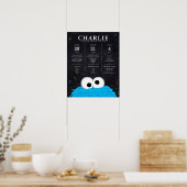 Cookie Monster | 1e verjaardag van de mijlpaal Poster (Keuken)