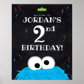 Cookie Monster | 2e verjaardag Poster (Voorkant)
