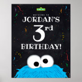 Cookie Monster | 3e verjaardag Poster (Voorkant)