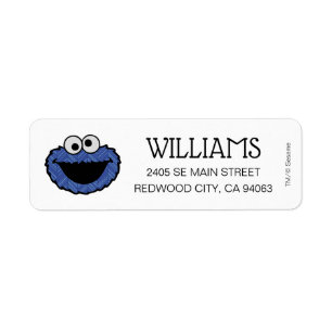 Cookie Monster 80's Terugblik Etiket