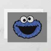 Cookie Monster | 80's Throwback Briefkaart (Voorkant / Achterkant)