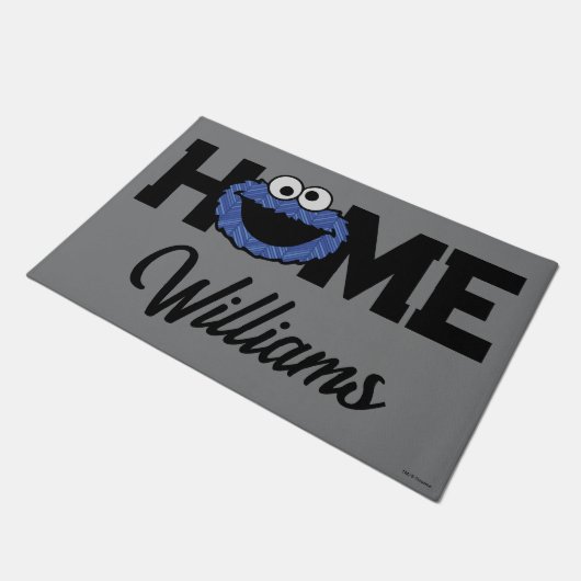 Cookie Monster | 80's Throwback Deurmat (Schuin)