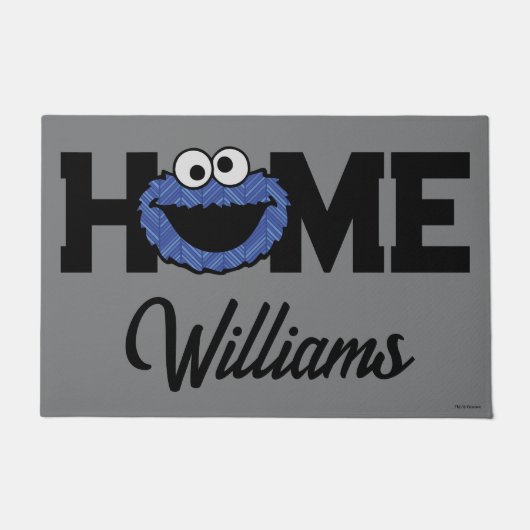 Cookie Monster | 80's Throwback Deurmat (Voorkant)