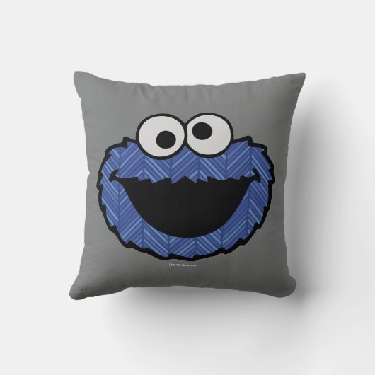 Cookie Monster | 80's Throwback Kussen (Achterkant)