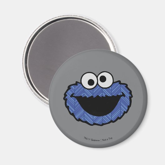 Cookie Monster | 80's Throwback Magneet (Voorkant / Achterkant)