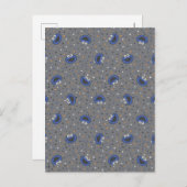 Cookie Monster | 80's Throwback Polka Dot Pattern Briefkaart (Voorkant / Achterkant)