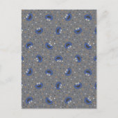 Cookie Monster | 80's Throwback Polka Dot Pattern Briefkaart (Voorkant)