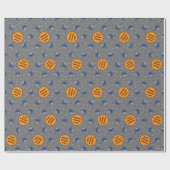 Cookie Monster | 80's Throwback Polka Dot Pattern Cadeaupapier (Vlak)