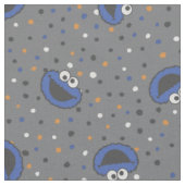 Cookie Monster | 80's Throwback Polka Dot Pattern Stof (Close Up)