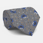 Cookie Monster | 80's Throwback Polka Dot Pattern Stropdas (Opgerold)