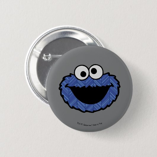 Cookie Monster | 80's Throwback Ronde Button 5,7 Cm (Voorkant /achterkant)