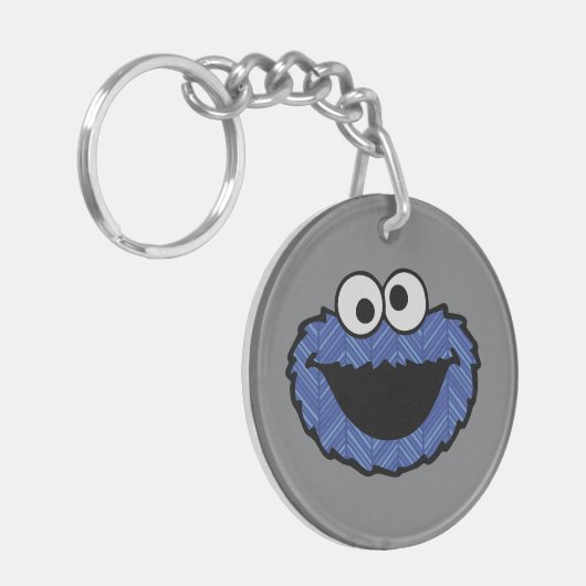 Cookie Monster | 80's Throwback Sleutelhanger (Voorkant Links)