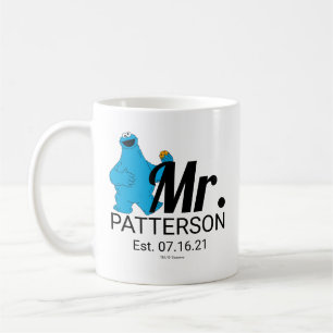 Cookie Monster aangepaste mok voor koppels