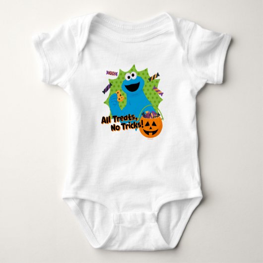 Cookie Monster | Alle Snoepjes, Geen Streken! Romper (Voorkant)
